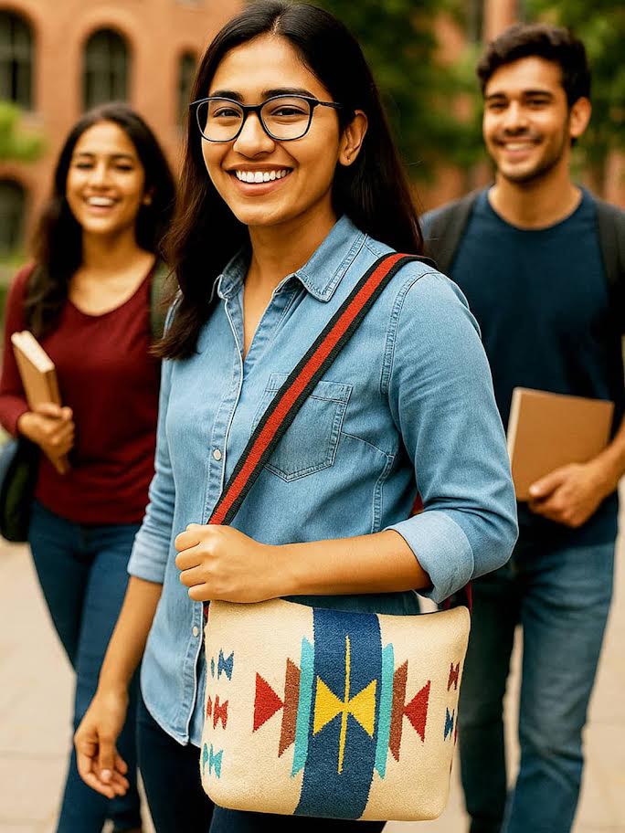 CRAFTINENCE Nomad Wanderlust Sling Bag - Wave - Bag for women-handbags for women - EarthBased