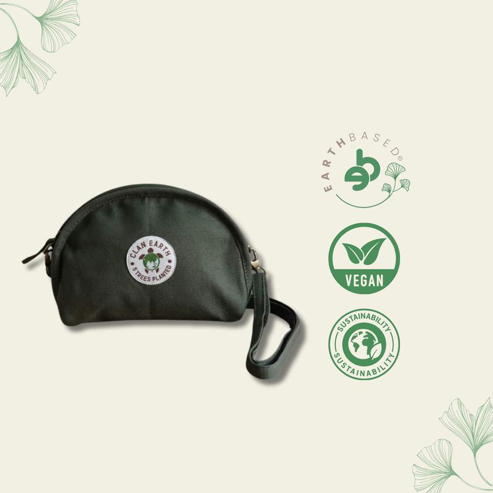 Clan Earth Pika Purse - Olive Green - EarthBased