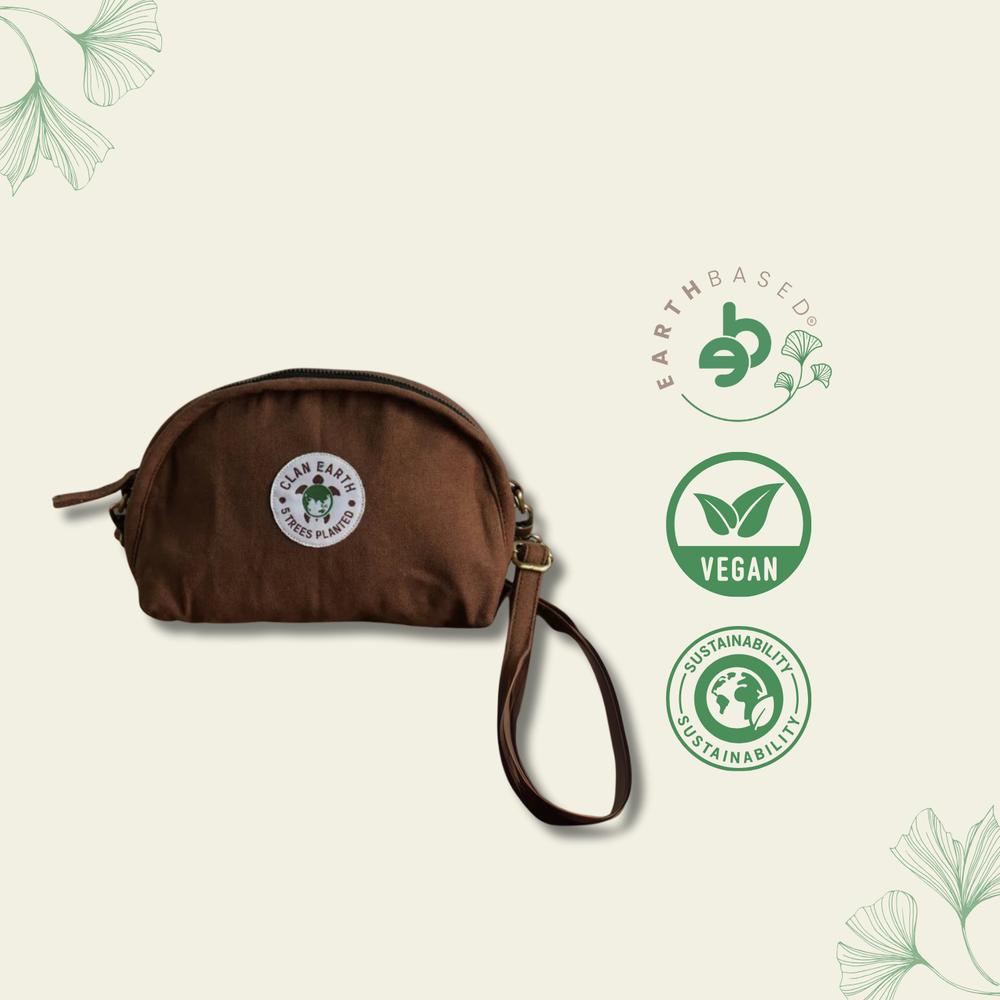 Clan Earth Pika Purse - Walnut brown - EarthBased