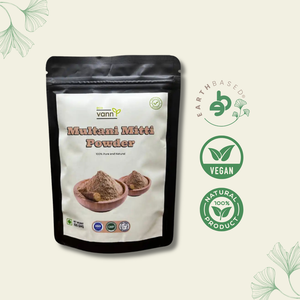 Eco vann Multani Mitti Powder | Pack of 6 - EarthBased