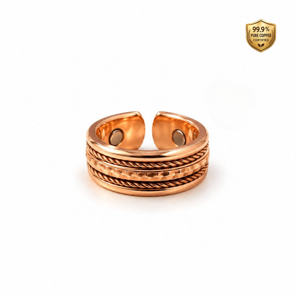 Copper magnetic ring with Copper Purity Certificate