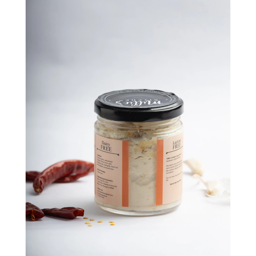 Burnt Red Chili and Garlic | Millie's Vegan Cheese - EarthBased