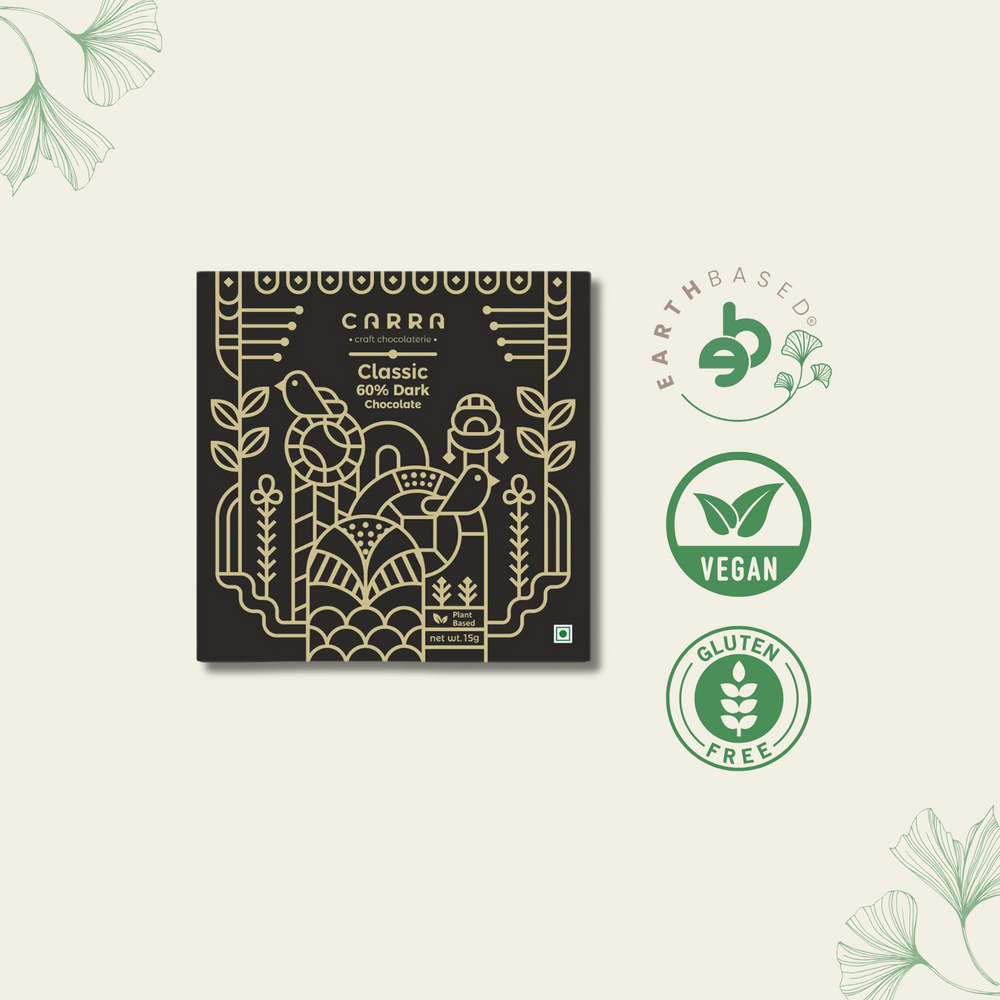 CARRA Classic in 60% Dark Chocolate 15G - EarthBased