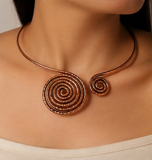 Egyptian designs Pure Copper Necklace for Women | Handmade Ayurvedic Copper Jewelry