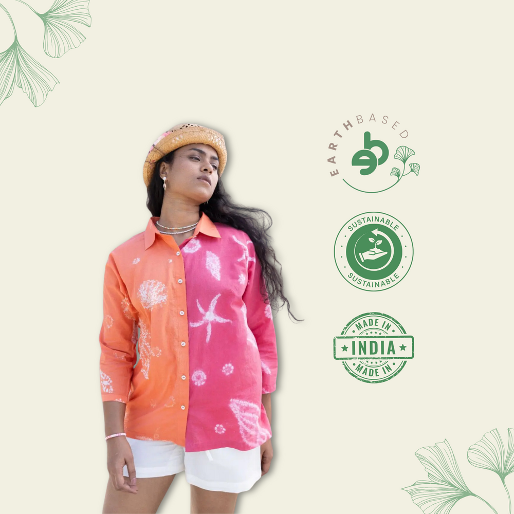SUNSET FADE BUTTON-DOWN - EarthBased