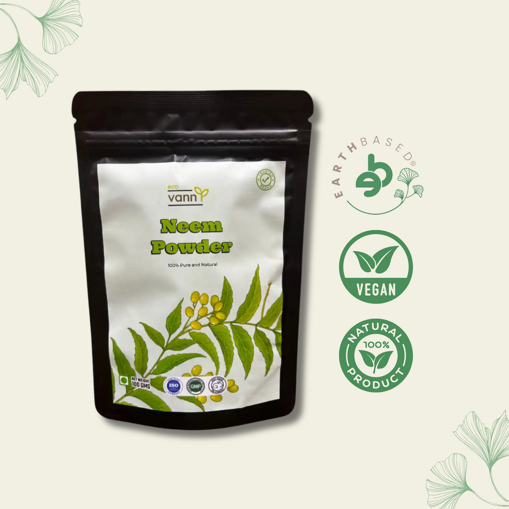 Eco Vann Neem Leaf powder | Pack of 6 - EarthBased