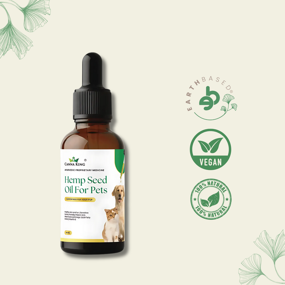 Hemp Seed Oil For Pets- 50 ml by Cannaking - EarthBased