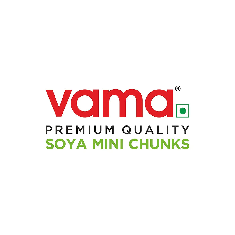 Vama SOYA Mini Chunks | 99% Fat-Free | Vegan |Gluten-Free| Pack of 2 | Healthy Products | 250 g Each - EarthBased