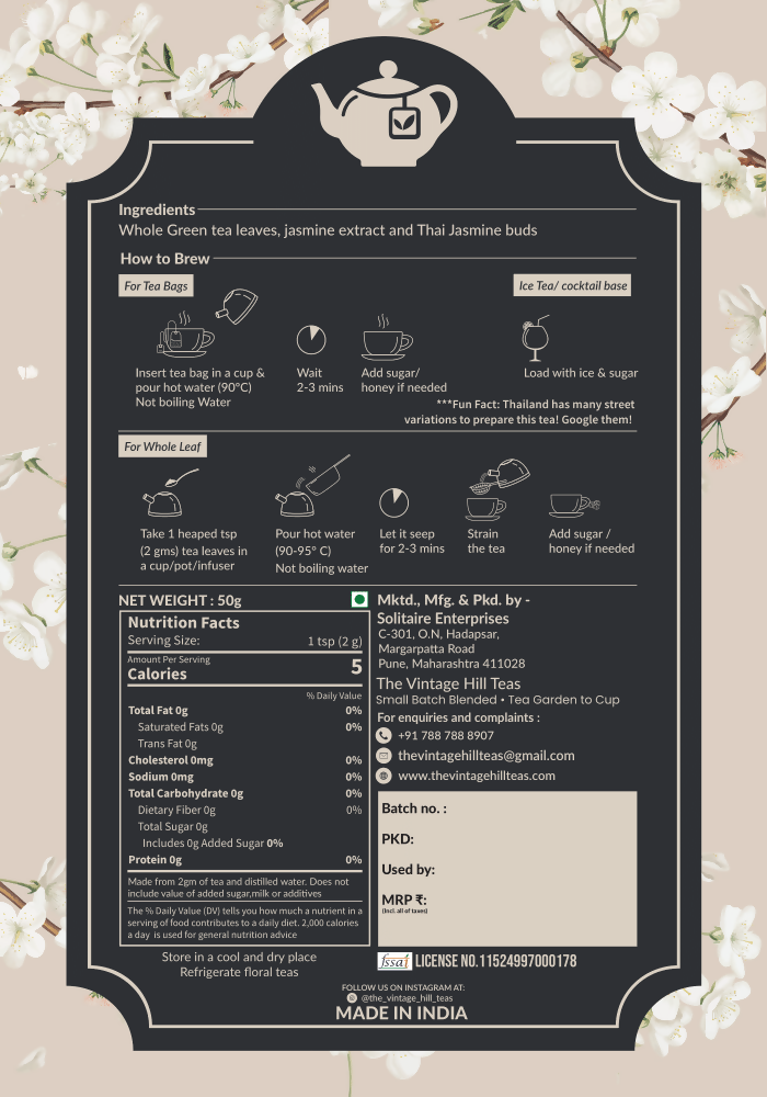 Delicate Thai Jasmine - EarthBased