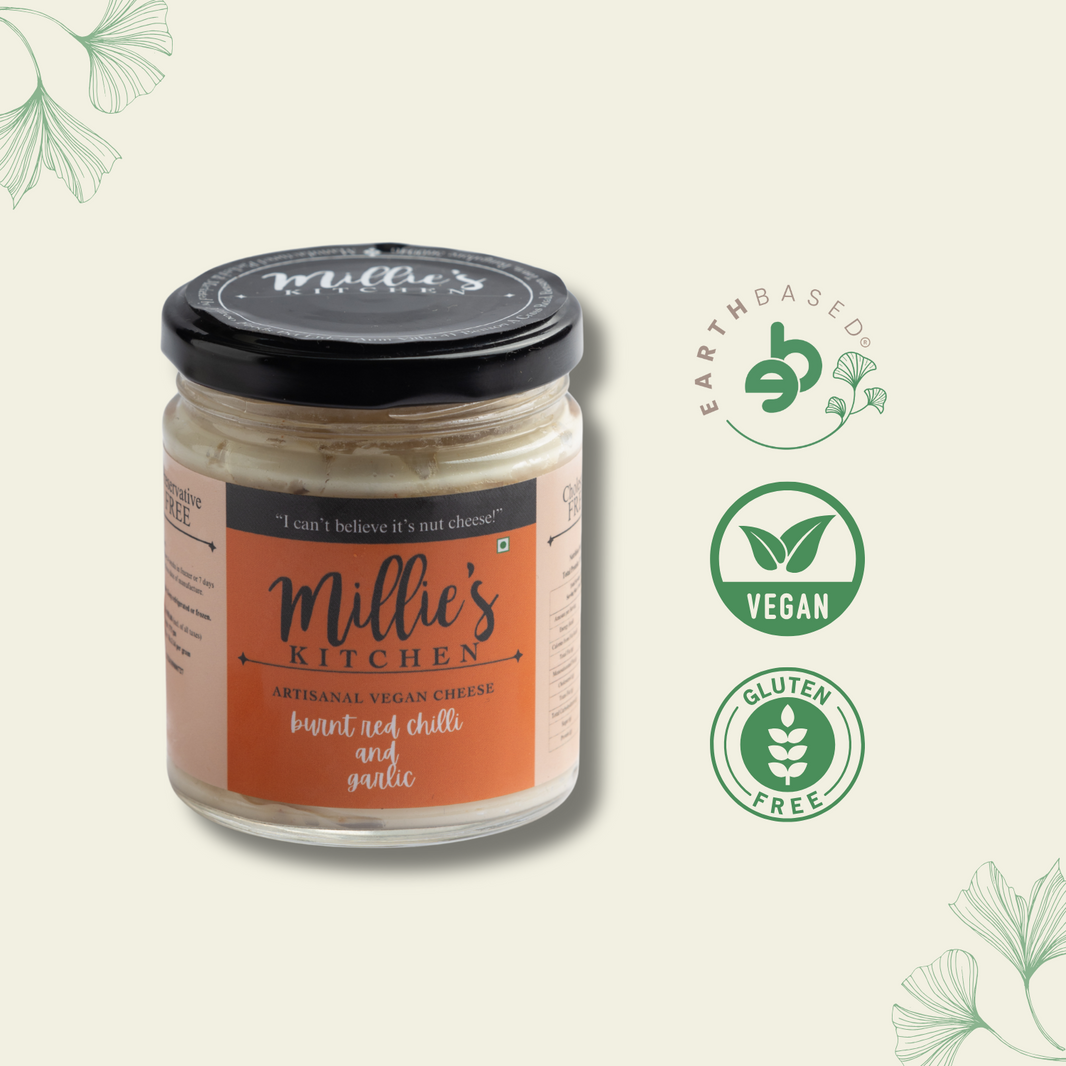 Burnt Red Chili and Garlic | Millie's Vegan Cheese - EarthBased