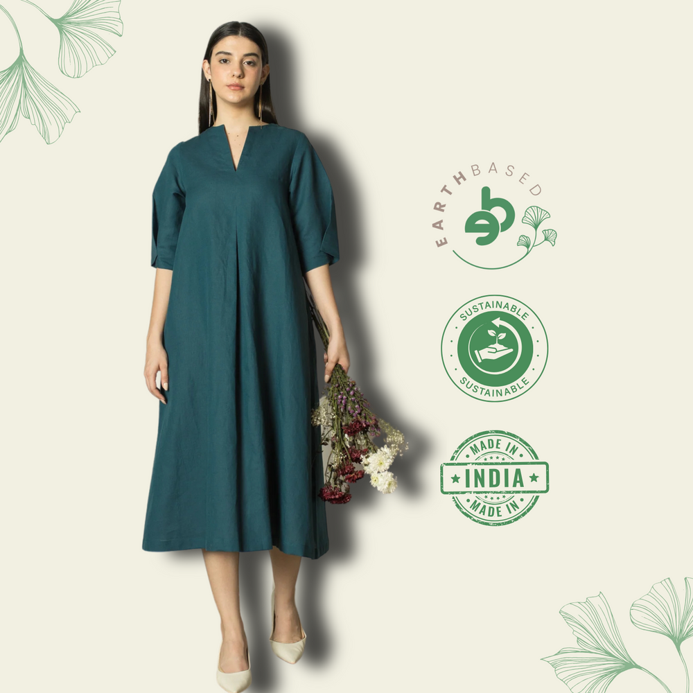 Pleated A-Line Maxi - EarthBased