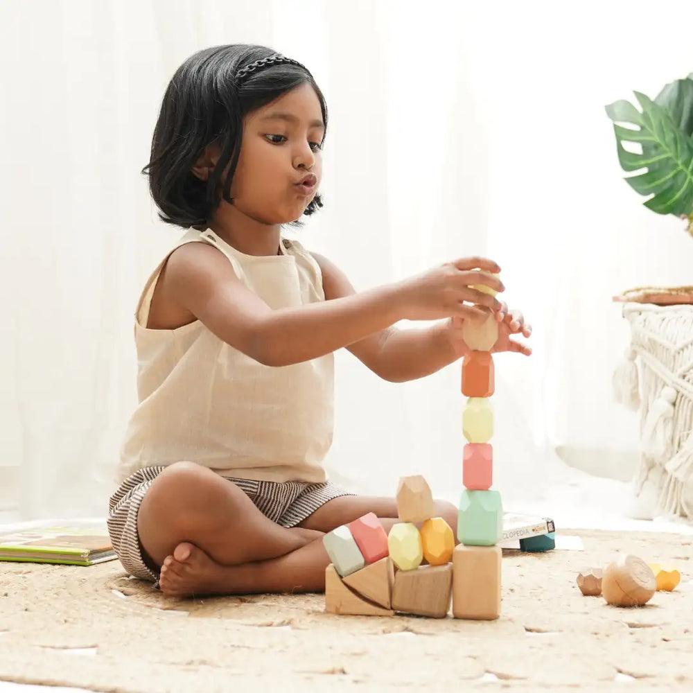 Frilly Fun Set' - Girls' Set with Crop Top and Frilly Shorts Set - EarthBased