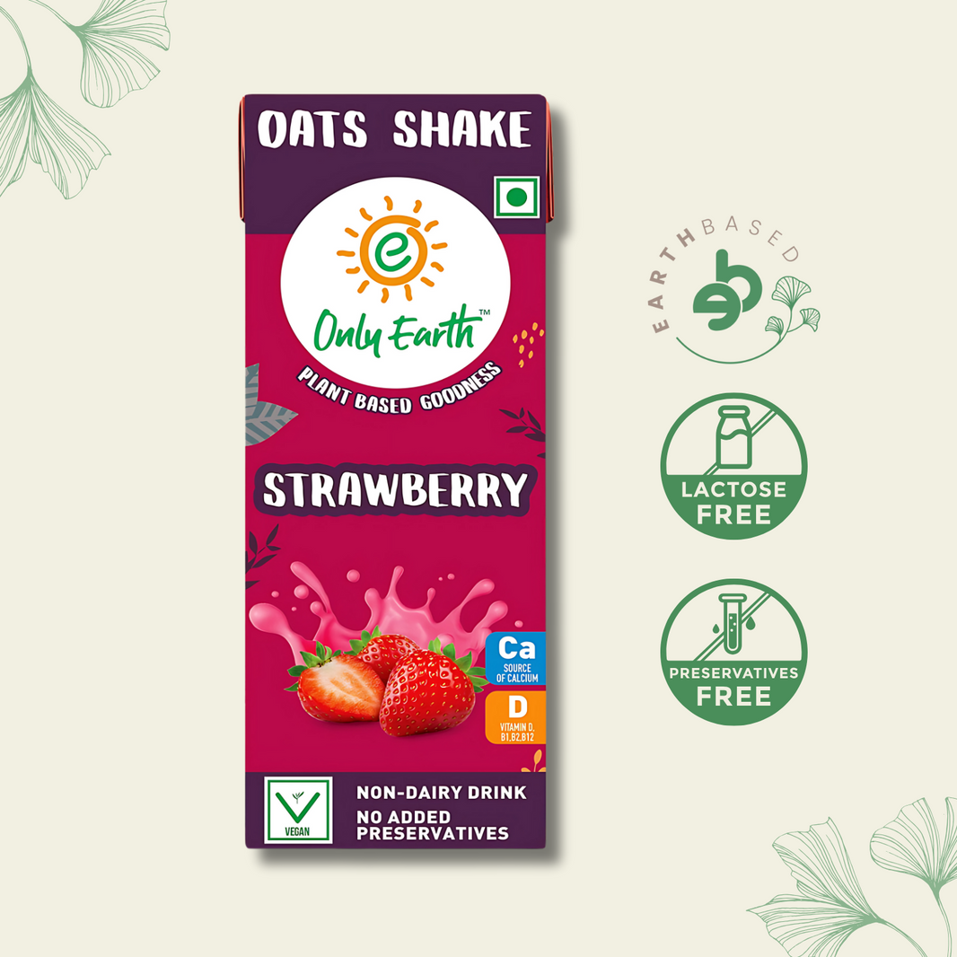 Oats Shake | Strawberry by Only Earth - EarthBased