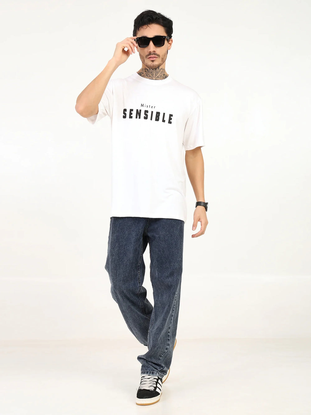 Men Oversized Bamboo T-Shirt – Soft, Breathable & Sustainable Fit - EarthBased