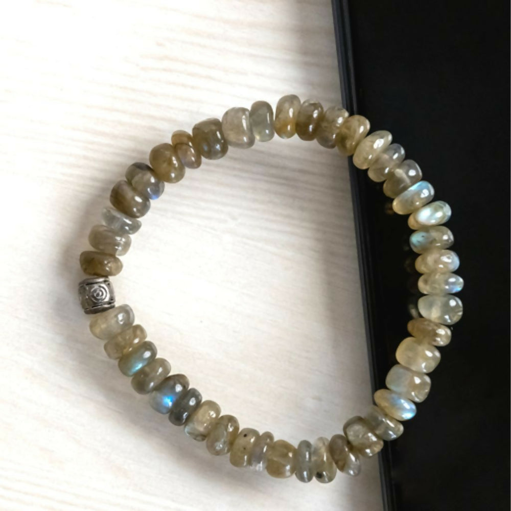 Original Labradorite Bracelet For Stress, Anxiety, Pain And Negative Energy - EarthBased