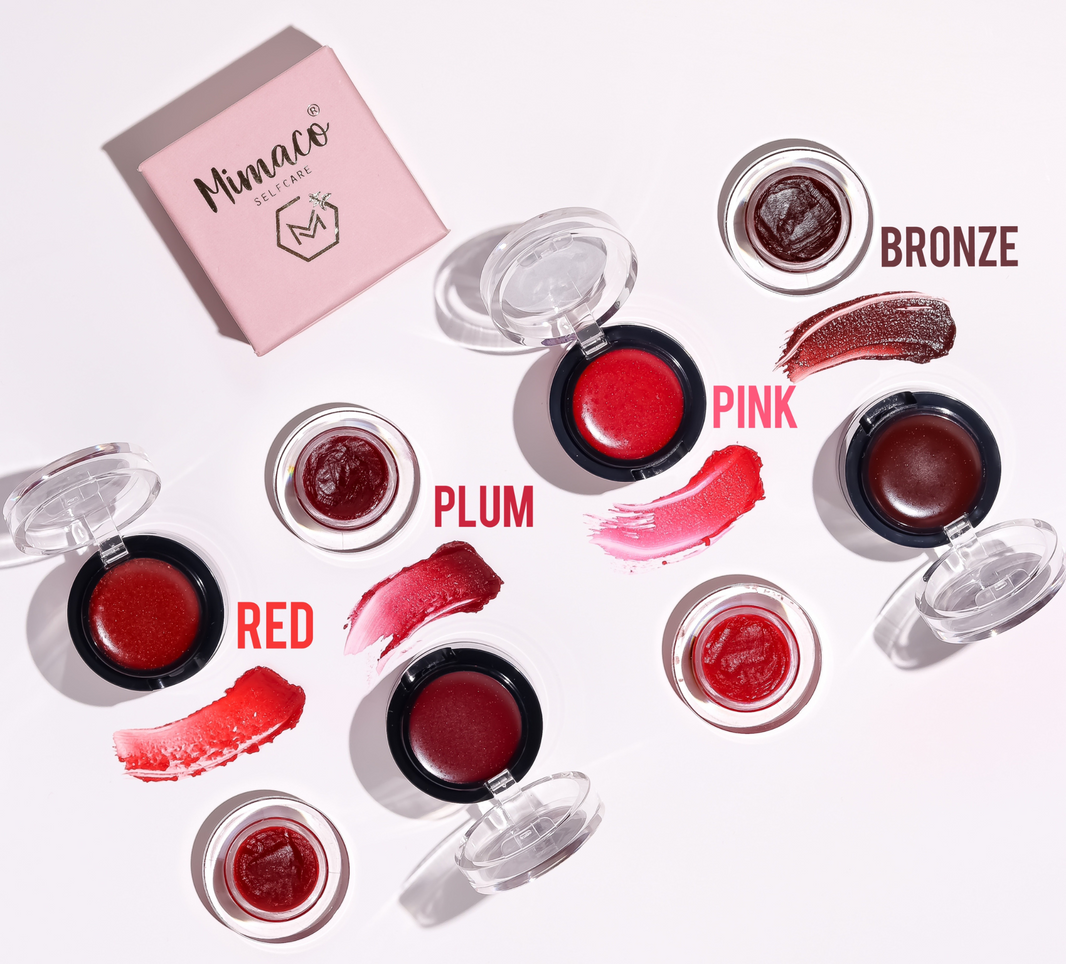 Pink, Red, Plum & Bronze Sunset- LIP AND CHEEK TINT