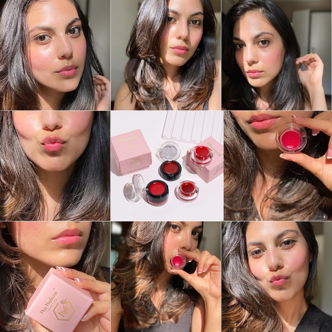 Red, Plum & Bronze Sunset- LIP AND CHEEK TINT