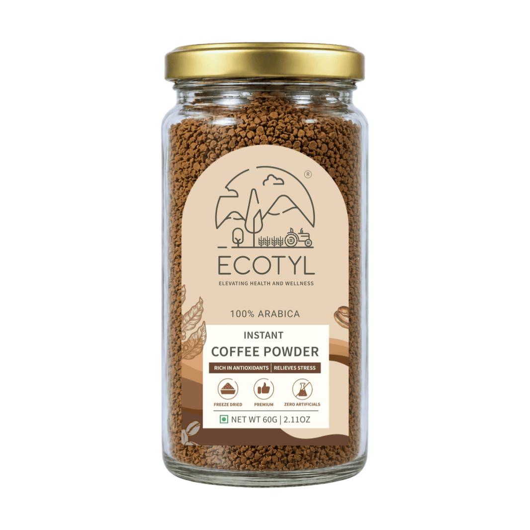 Ecotyl Instant Coffee Powder | Arabica Coffee | Freeze Dried | 60g