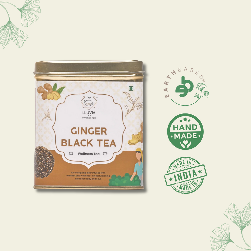 Ginger black Tea by Lluvia Tea - EarthBased