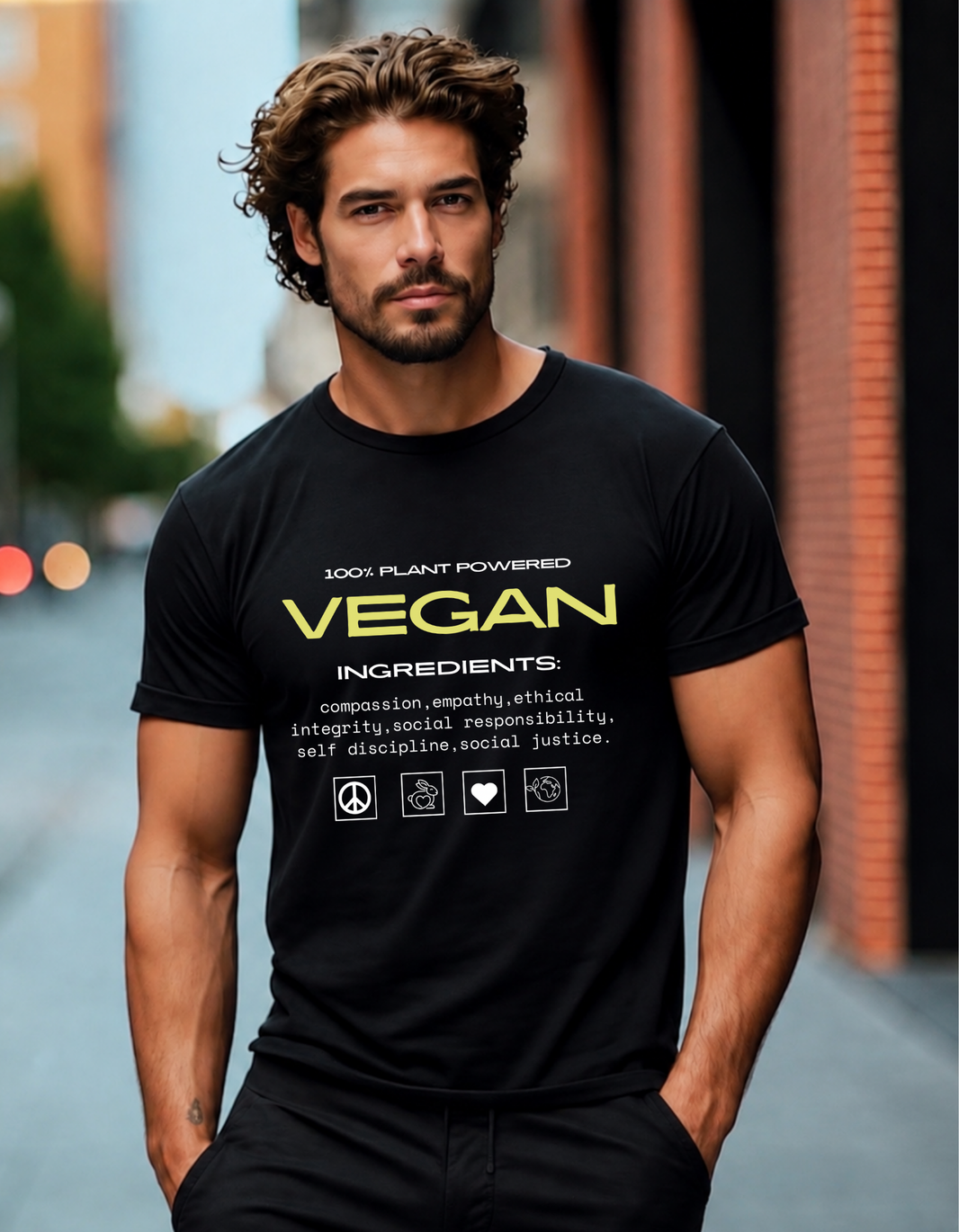 100 % plant powered, Sustainable - (male) — Earthbased