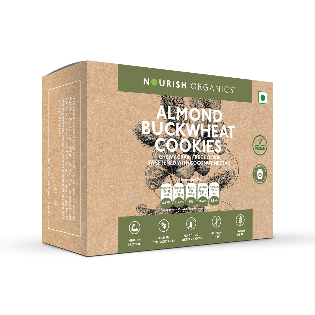 Almond Buckwheat Cookies | Nourish Organics