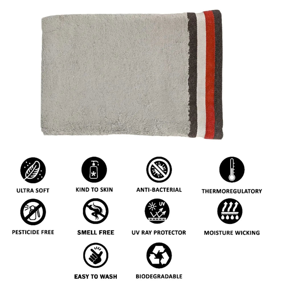 Bamboo Bath Towel – Ultra Soft, Quick Dry & Eco-Friendly Luxury Care - EarthBased