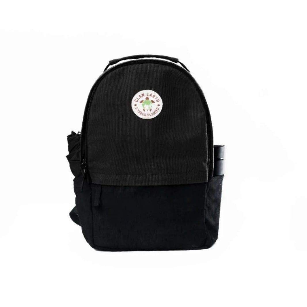 Clan Earth Amur Backpack - Charcoal Black - EarthBased
