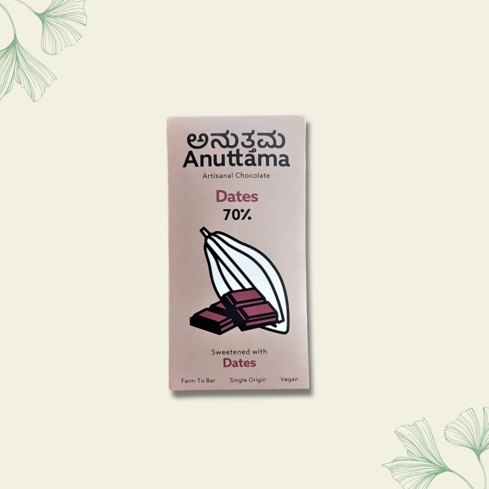 Dates | 70% Cocoa | by Anuttama - EarthBased