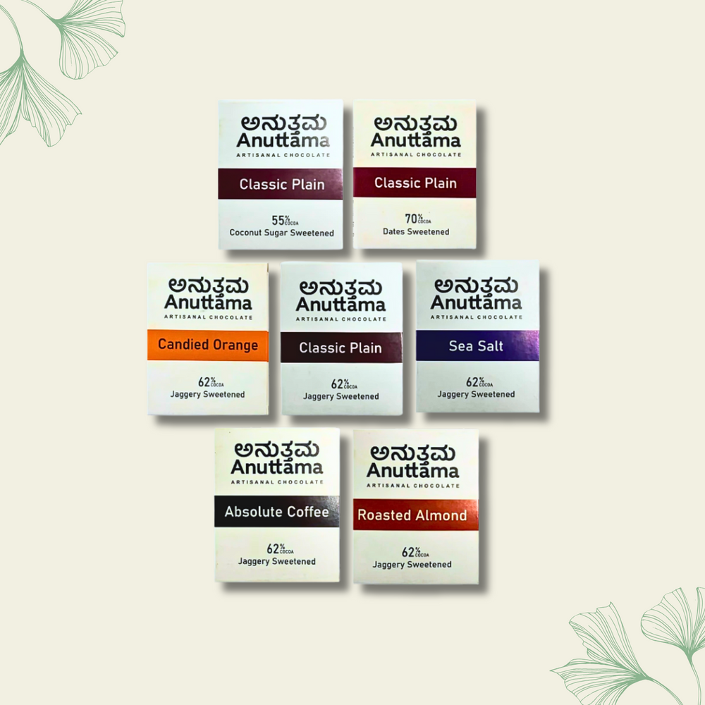 Anuttama | Assorted Dark Chocolate | Combo - EarthBased