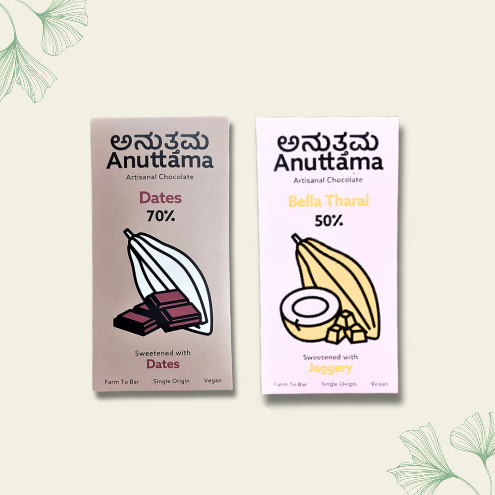 Anuttama | Dark Chocolate | Dates + Bella Tharai | Combo - EarthBased