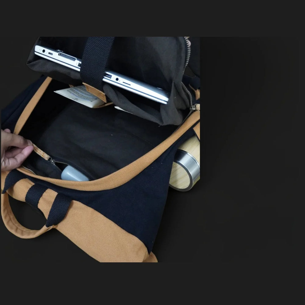 Armadillo Backpack - Red & Brown | Clan Earth - EarthBased