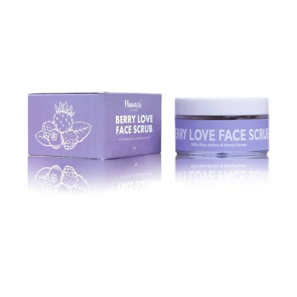 BERRY LOVE- Face Scrub-Improves Skin Texture, Fades Away Marks, Smoothens The Skin - EarthBased