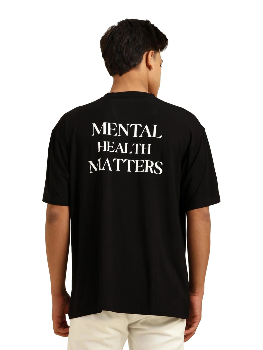 Men Oversized Bamboo T-Shirt β Soft, Breathable & Sustainable - EarthBased