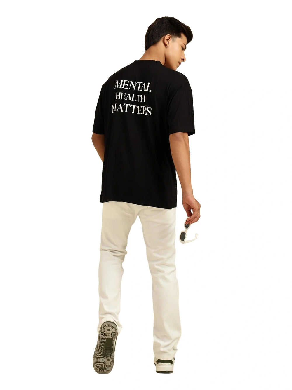 Men Oversized Bamboo T-Shirt – Soft, Breathable & Sustainable - EarthBased