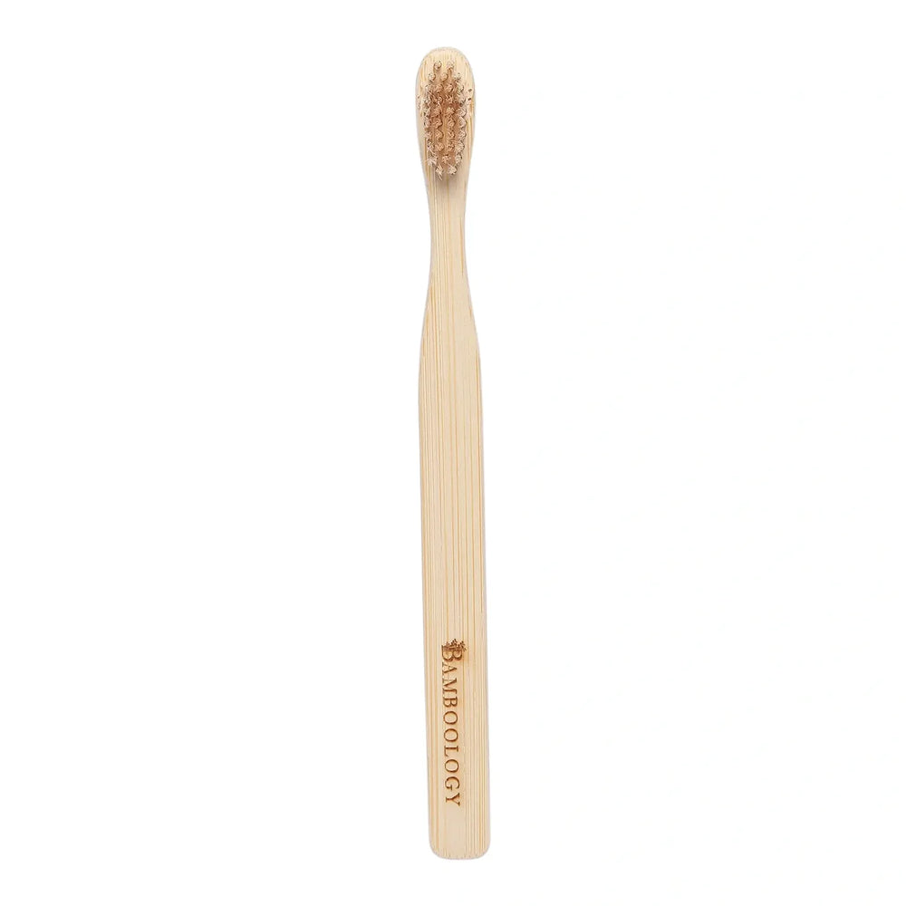 Bamboo Toothbrush With Plant Based Bristles Pack of 4 - EarthBased