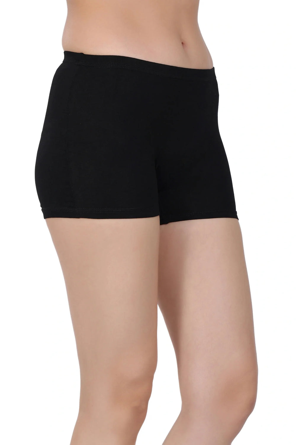 Bamboo Fabric Mid Rise Shorts | Black and Gray | Pack of 2 - EarthBased