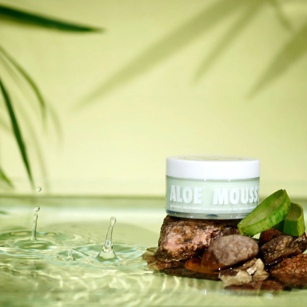 ALOE MOUSSE face moisturiser for Nourishment (normal/ oily/ combination skin) - EarthBased