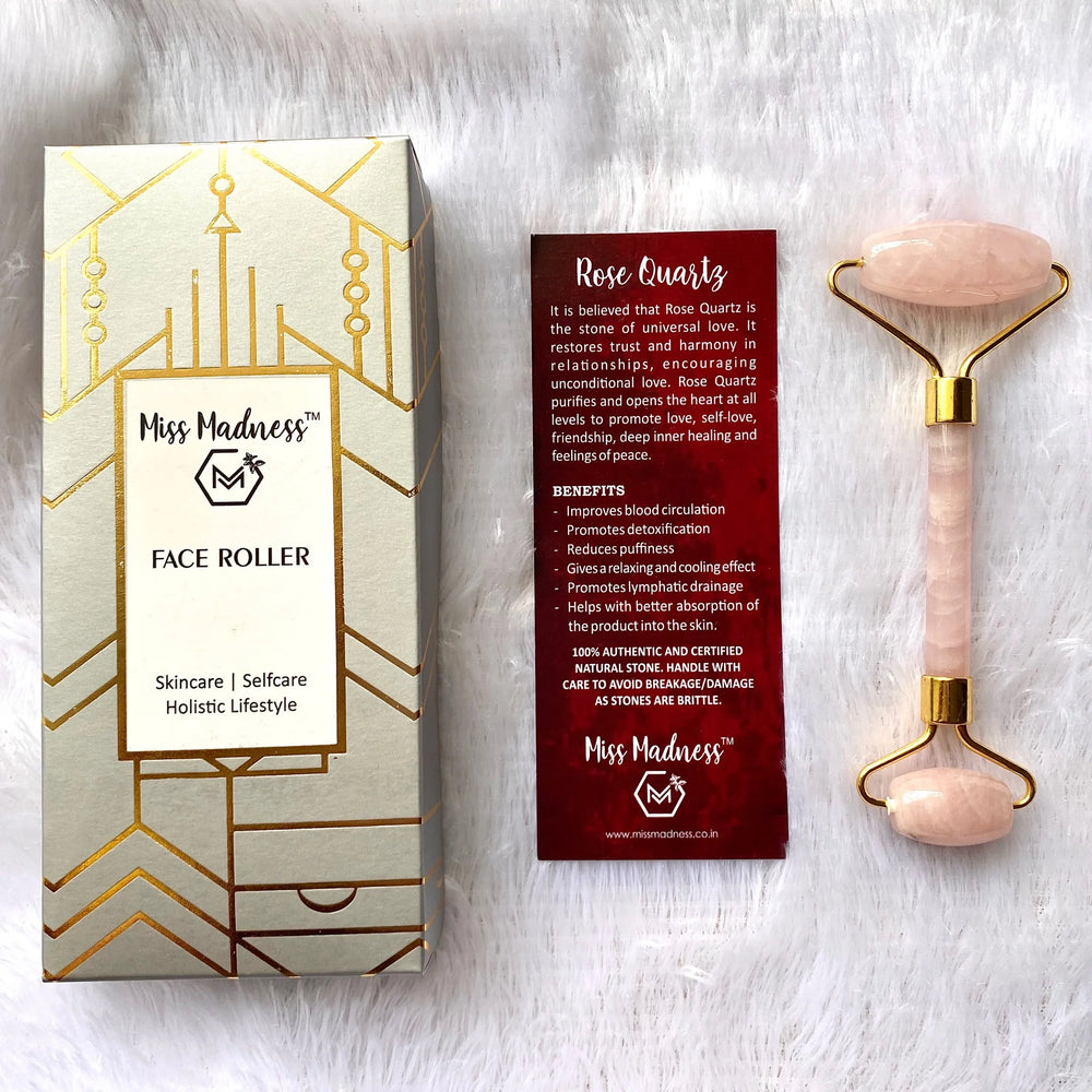 ROSE QUARTZ- Face Roller - EarthBased