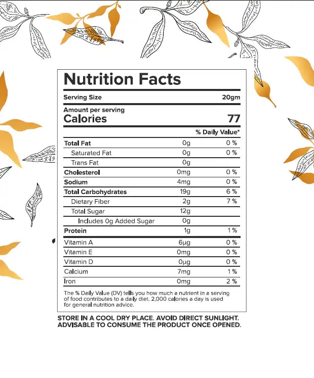NECTAR SUPER FOODS- FREEZE DRIED MANGO SLICES- PACK OF 2 UNITS 20 GM EACH - EarthBased