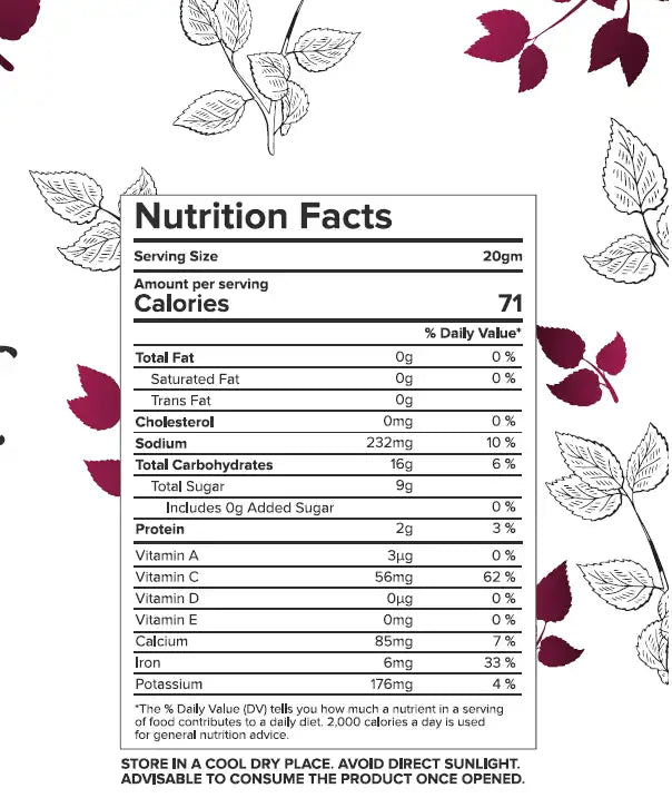 NECTAR SUPER FOODS- FREEZE DRIED MULBERRY- PACK OF 2 UNITS 20 GM EACH - EarthBased