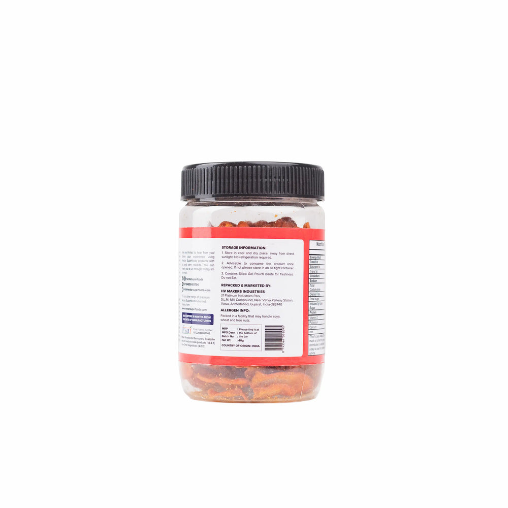 NECTAR SUPERFOODS- SUN DRIED AIR FRIED CARROT CRUNCH CHIPS - PACK OF 3 UNITS 40 GM EACH - EarthBased