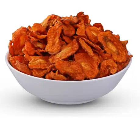 NECTAR SUPERFOODS- SUN DRIED AIR FRIED CARROT CRUNCH CHIPS - PACK OF 3 UNITS 40 GM EACH - EarthBased
