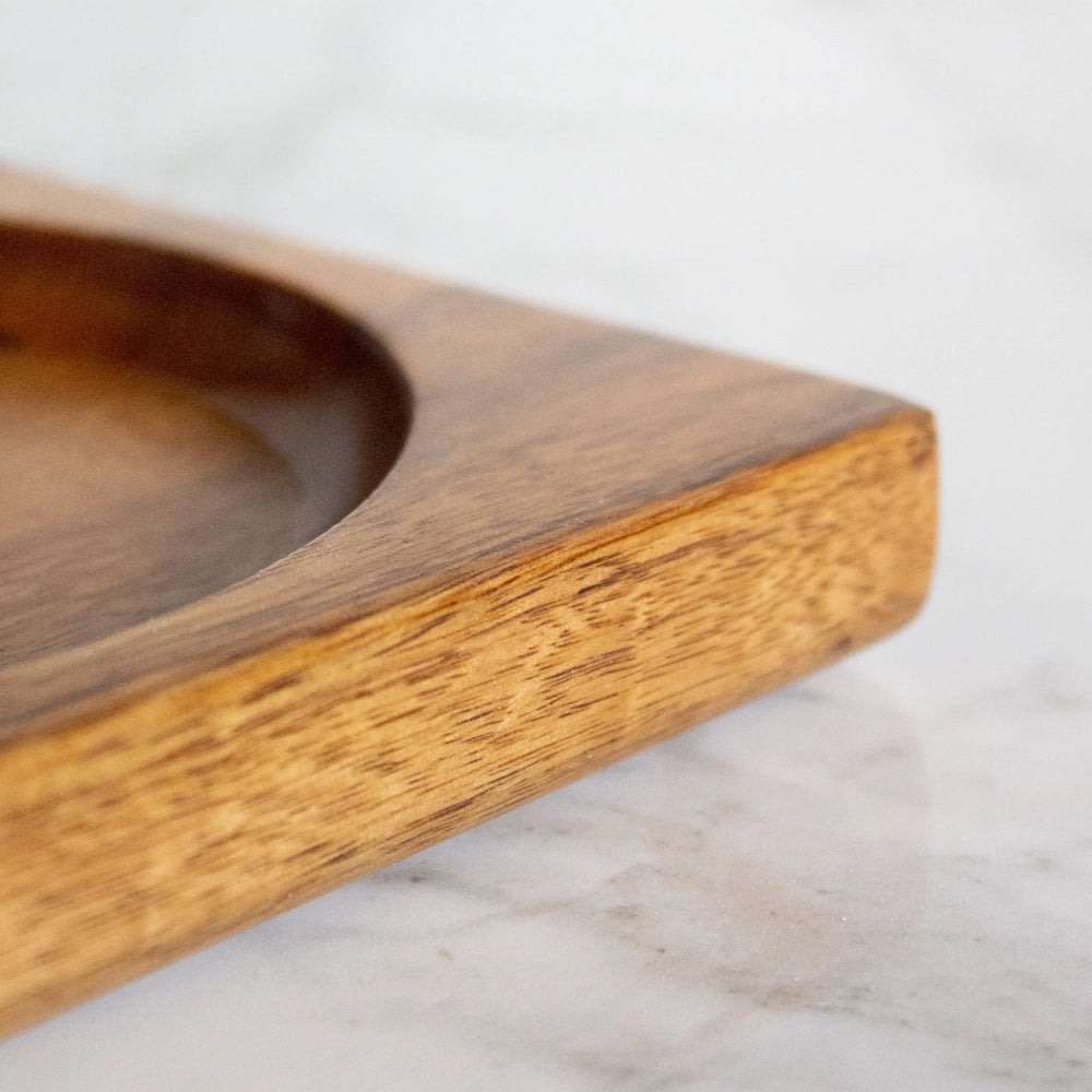 Squircle Mango Wood Plate - EarthBased