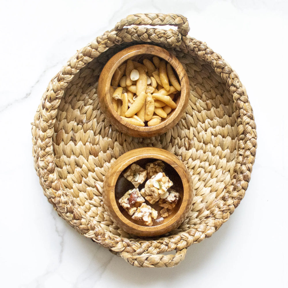 Handcrafted Woven Tray - EarthBased