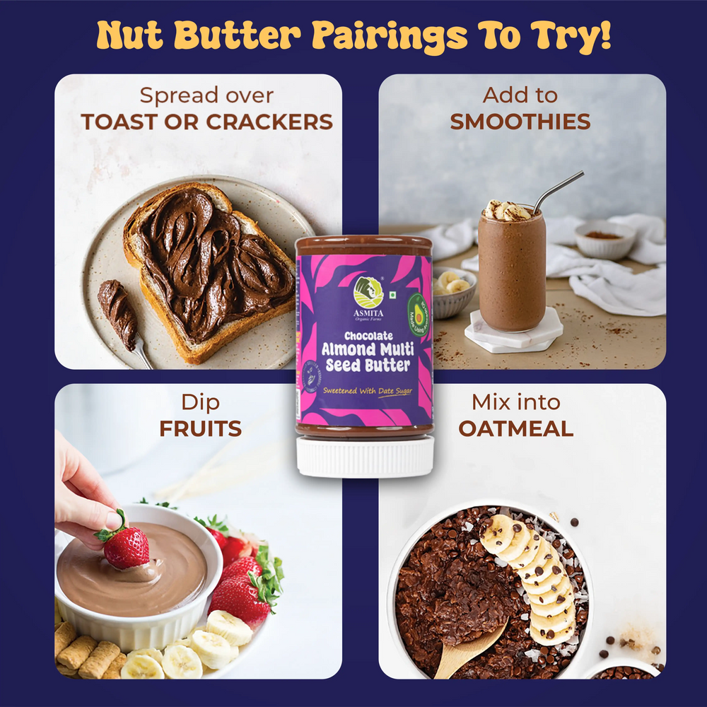 Almond Multiseed Chocolate Butter - EarthBased