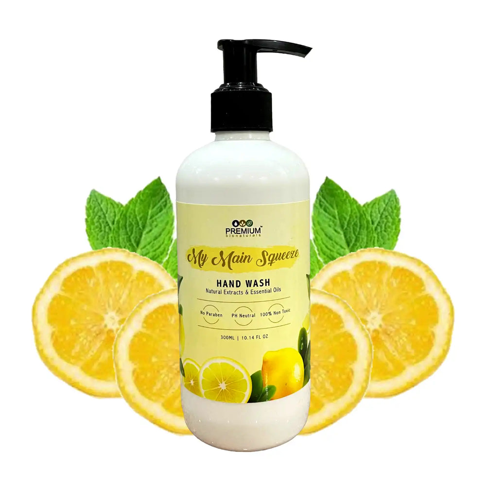 Hygenia My Main Squeeze Handwash - Lemon & Lemongrass 300ml - EarthBased
