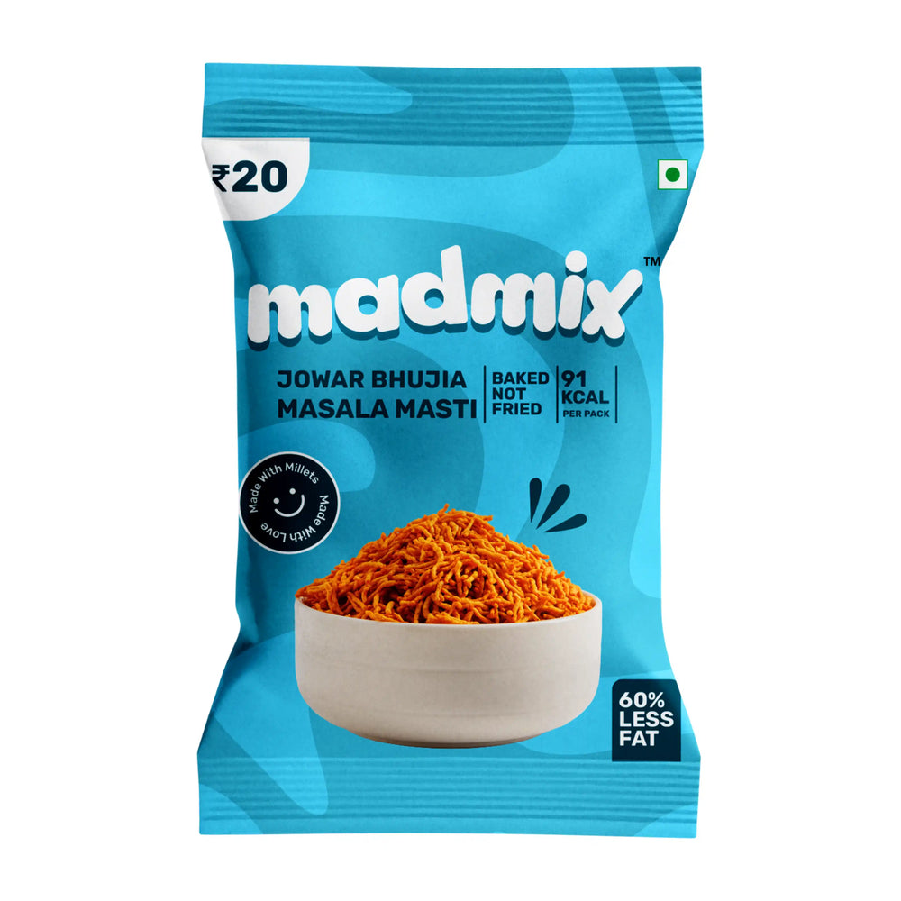 Jowar Bhujia Masala Masti | Pack of 10 - EarthBased