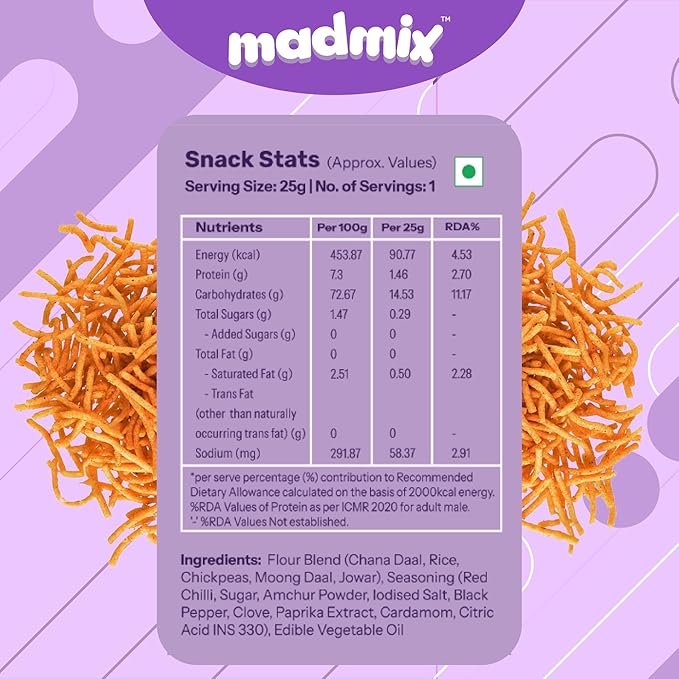 Jowar Bhujia Tangy Twist | Pack of 10 - EarthBased