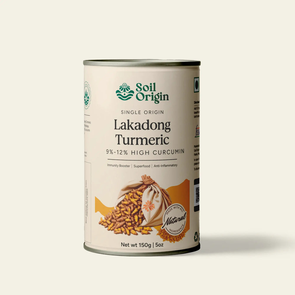 Single Origin Lakadong Turmeric Powder - EarthBased