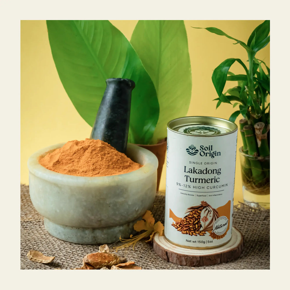 Single Origin Lakadong Turmeric Powder - EarthBased